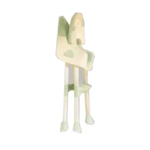 Baby High Chair 2 level Foldable E _500 - Green - Image 3